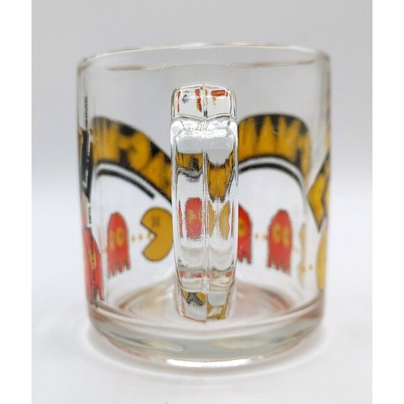 Vintage 1982 Glass Coffee Mug Pac Man Libbey Bally Midway Mfg. Co. - Picture 4 of 5